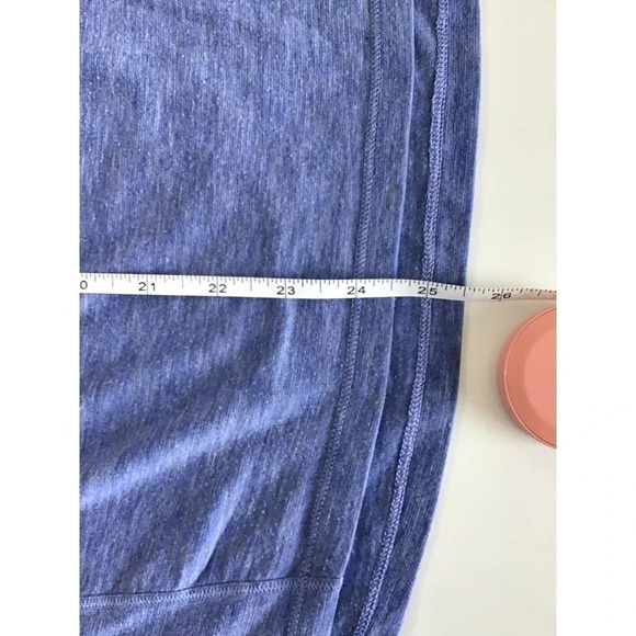 Lululemon STOP DROP AND SQUAT Long Sleeve Heathered Blue (FLAWS) - Picture 10 of 13